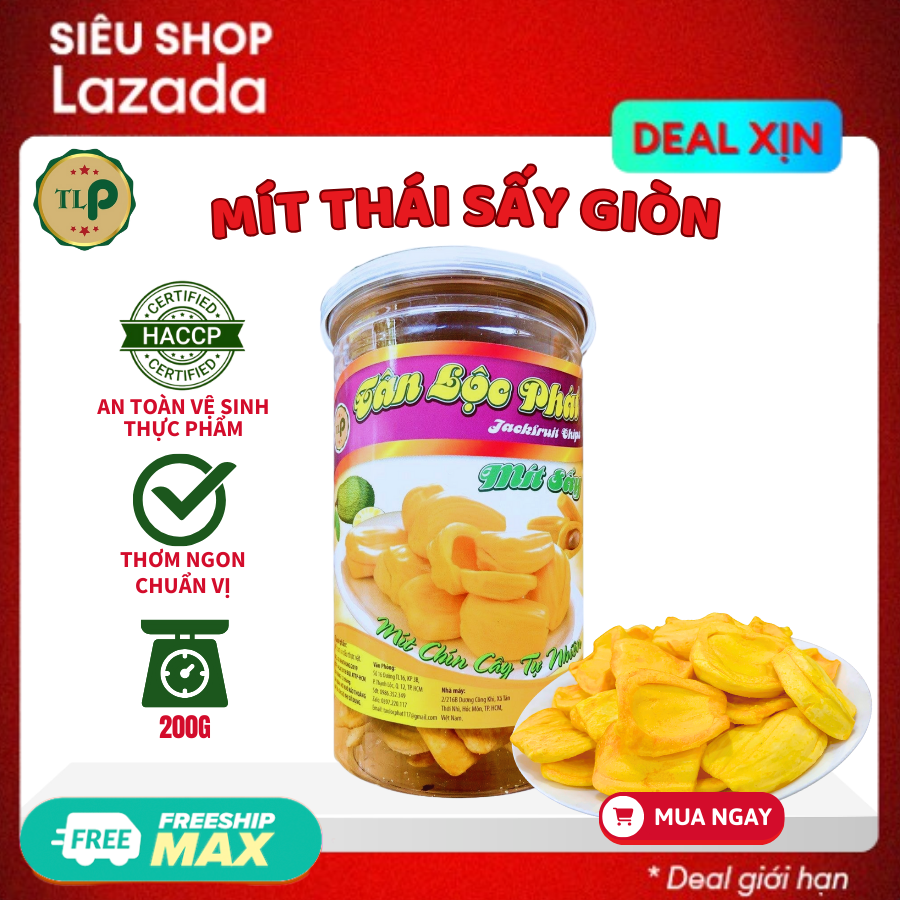 MÍT THÁI SẤY GIÒN TÂN LỘC PHÁT - HŨ 200G
