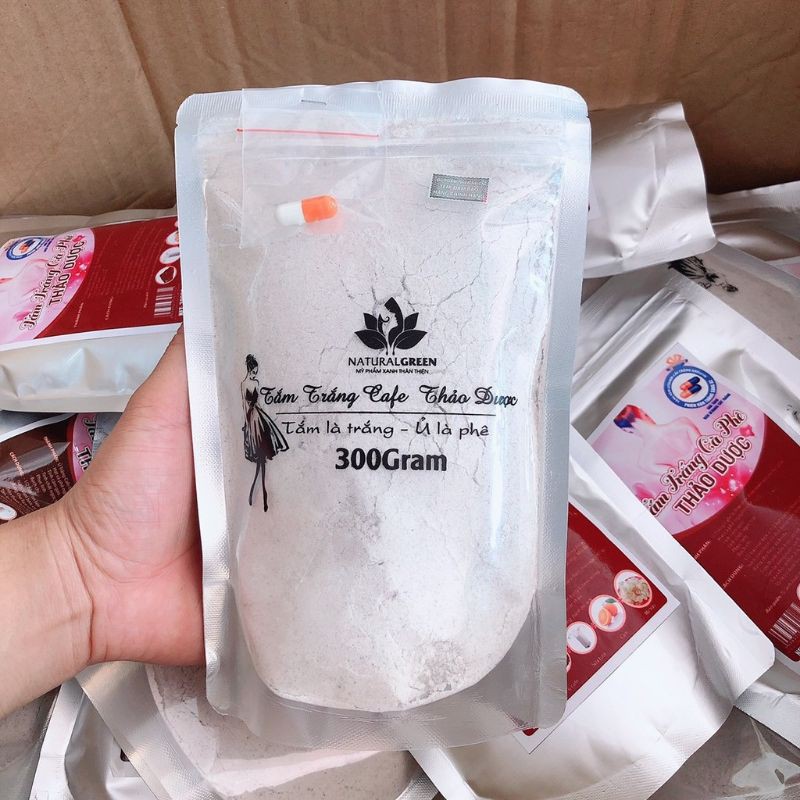 [SALE] Ủ trắng cafe thảo dược handmade