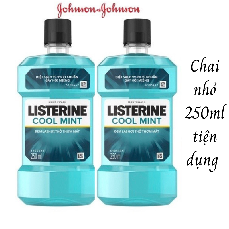 Nước súc miệng Listerine Coolmin chai 250ml