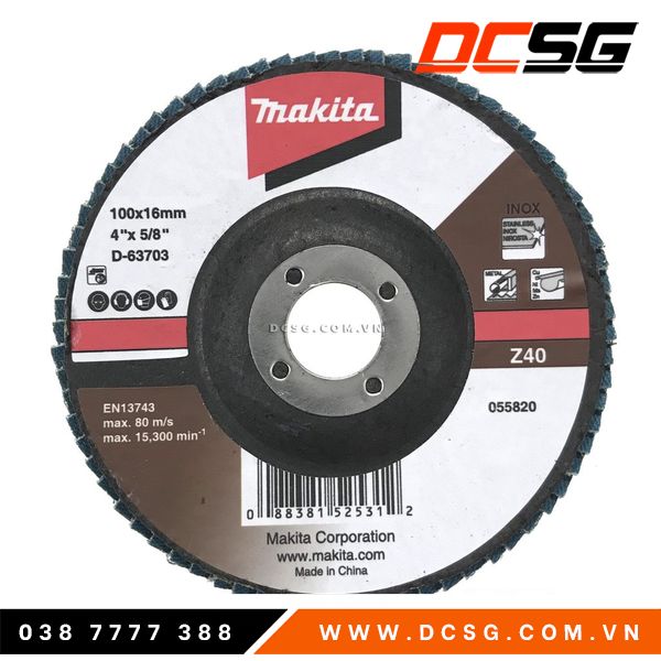 Nhám xếp 100mm Z40 Makita D-63703