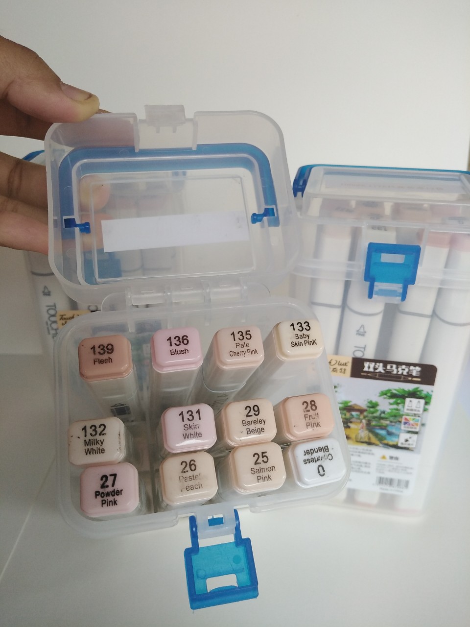 Set 12/24 màu da TOUCHLIIT 6 hộp nhựa