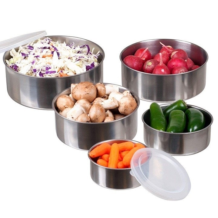 Set 5 bowl stainless steel high-grade