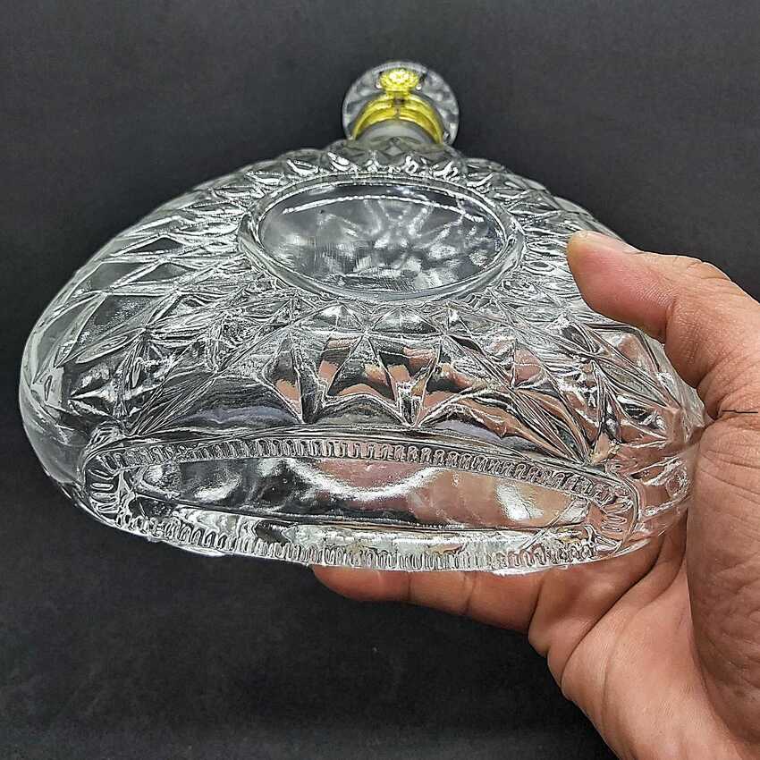 Glass bottle 750ML – Triangle Shape – B5 pattern – combo 2 bottles