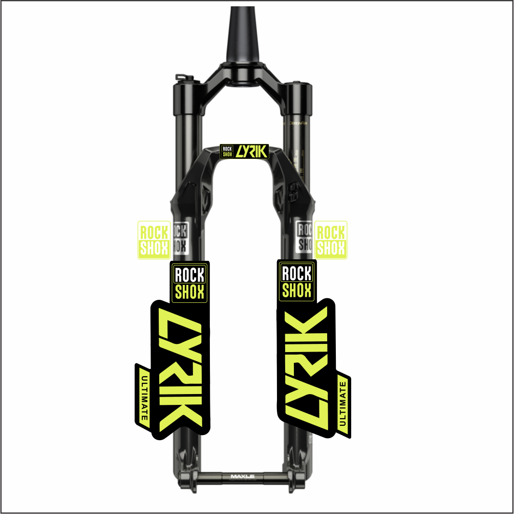 Tem decal dán phuộc xe đạp Rockshox LYRIK ULTIMATE 2021