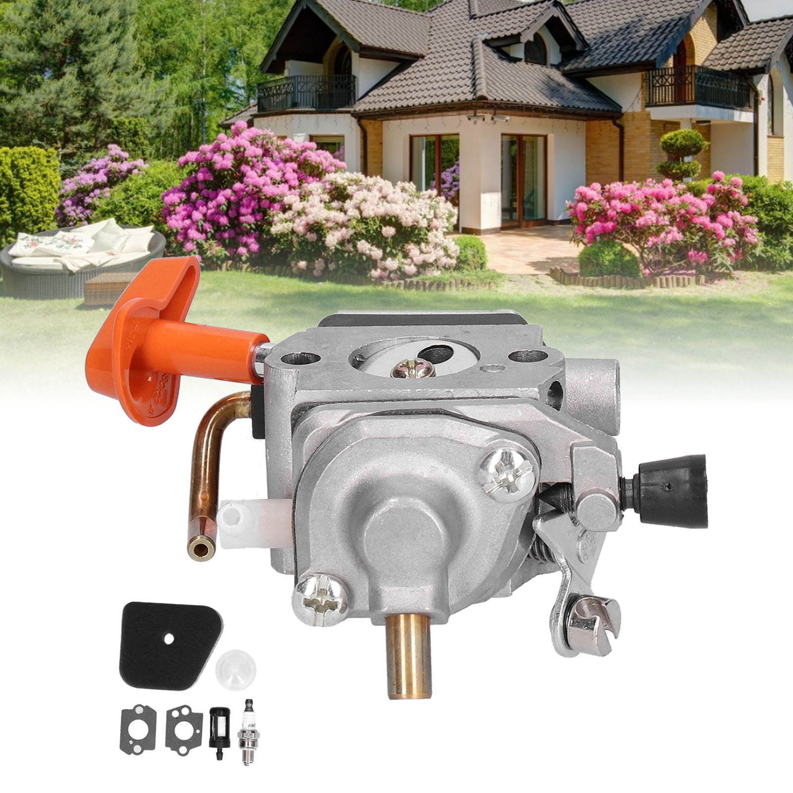 Bộ chế hòa khí thay thế máy cắt cỏ bộ chế hòa khí bền hiệu suất ổn định cho stihl fs90 fs100 fs110 fs87 ht100 ht101 c1q‑s174