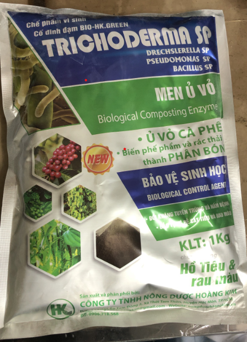 [HCM]TRICHODERMA - MEN Ủ PHÂN HỦY XÁC BÃ THỰC VẬT