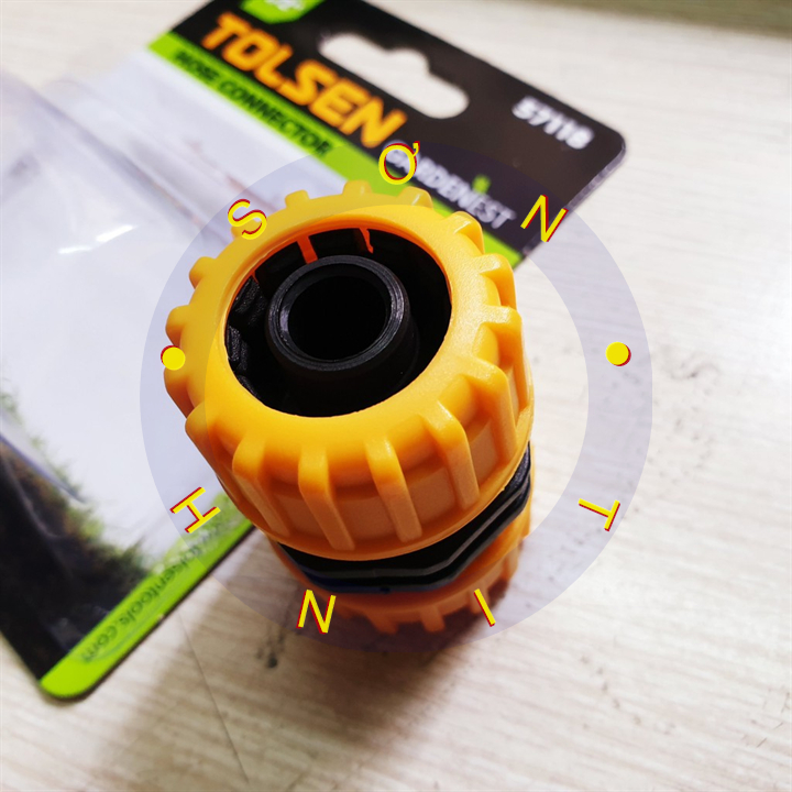 57118 đầu nối ống 1/2" tolsen
