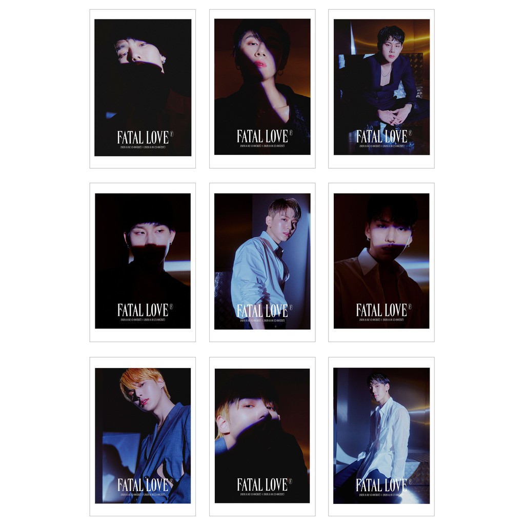 [HCM][Ép Lụa] Lomo Card MONSTA -Fatal Love Teaser (36 ảnh)