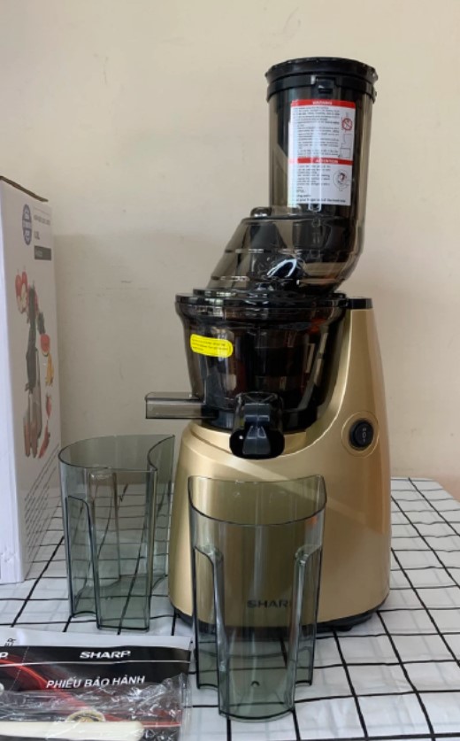Máy ép chậm Sharp KS-689, máy ép hoa quả chậm sharp ks 689, máy ép chậm sharp ks689, máy ép trái cây sharp