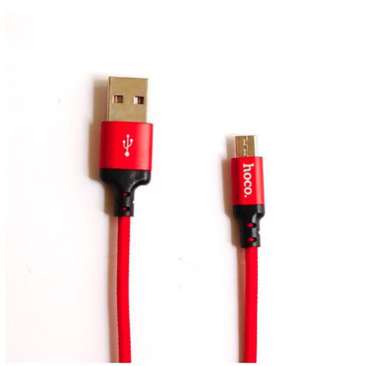 [HCM]Cáp Sạc Dây Dù Hoco X14 Dài 2M - Cổng MicroUSB cho Android