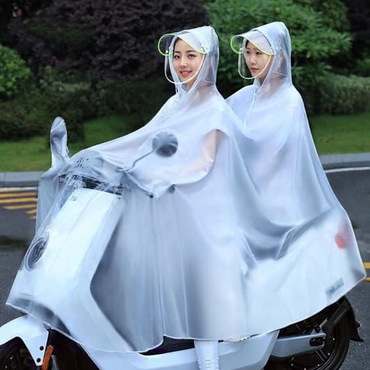Áo mưa trong suốt 1 đầu / 2 đầu thành long loại 1 - cam đoan y hình