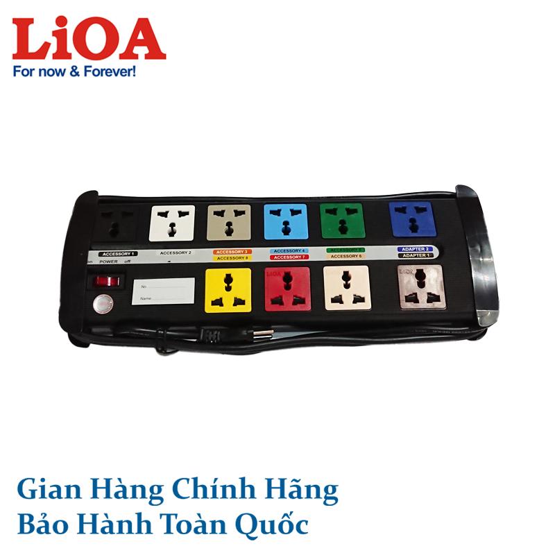 Ổ cắm điện đa năng LiOA 10 ổ cắm (10D-S3-3)