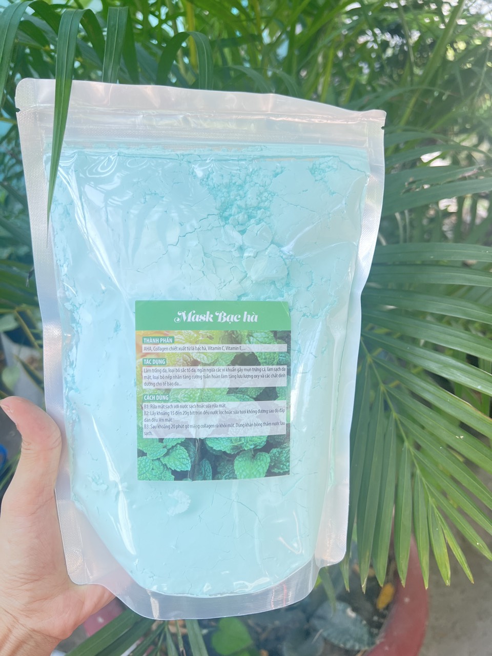 [HCM]Bột Bạc Hà - Bột đắp mặt nạ bạc hà cao cấp / gói 1 kg