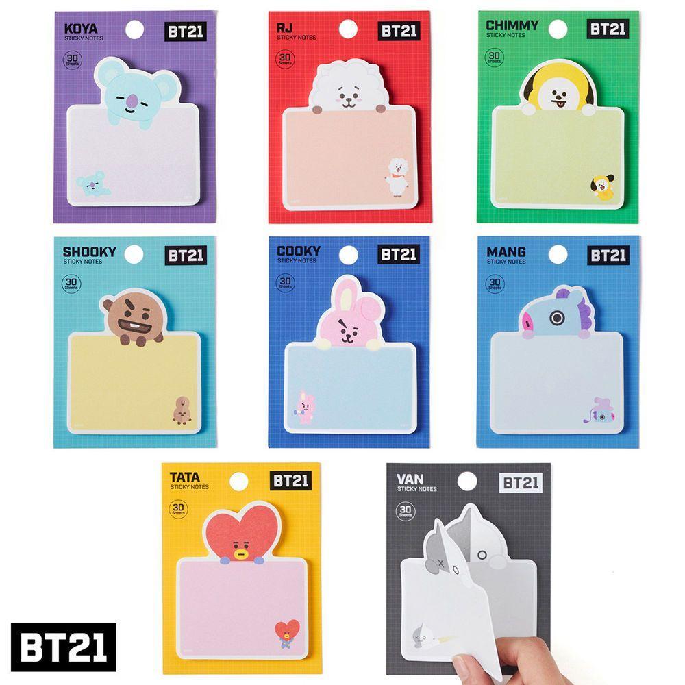 Giấy Note BT 21 BTS-Đầy đủ các thành viên