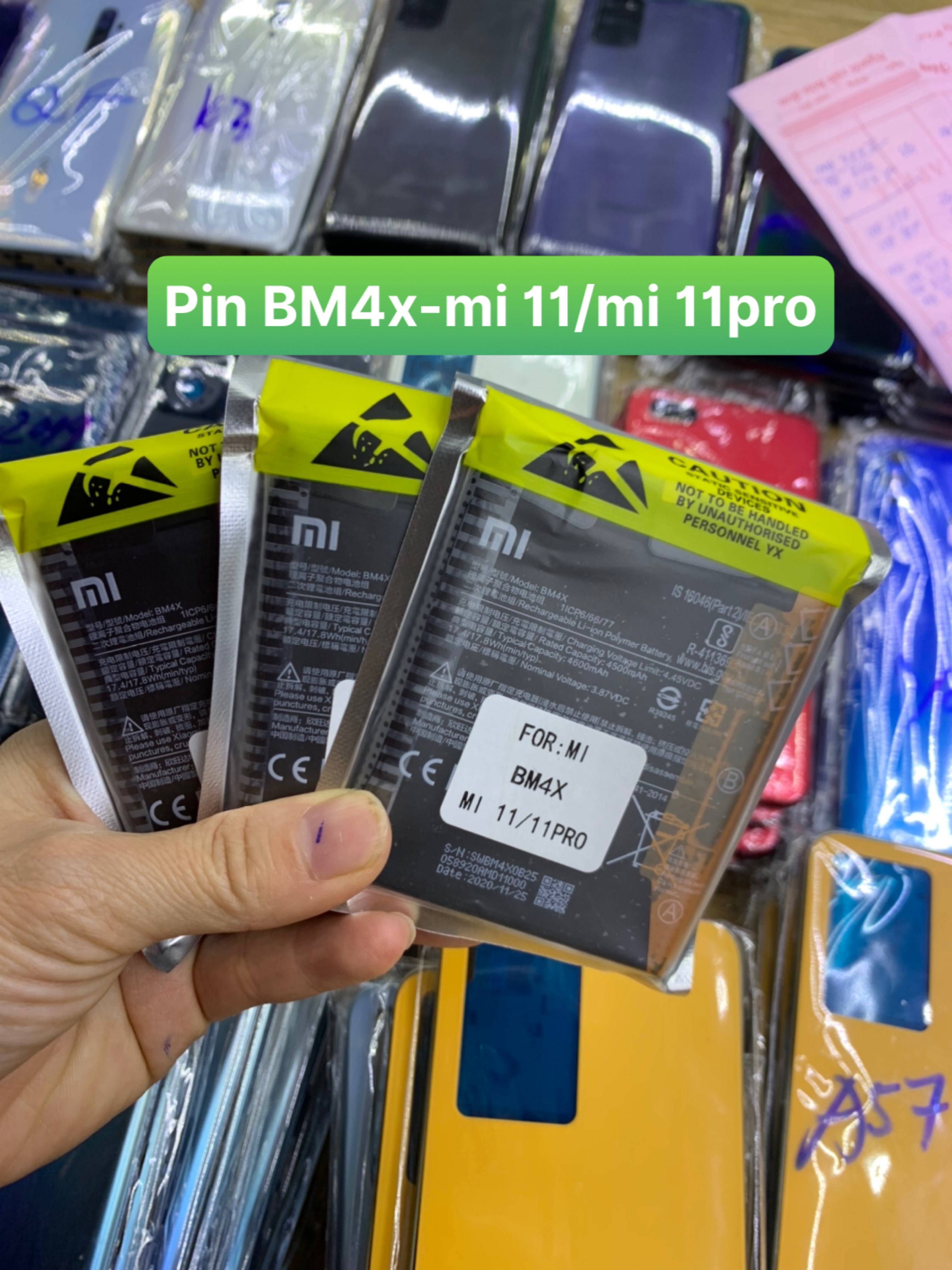 Pin zin mới điện thoại mi 11/ mi 11 pro-mã bm4x