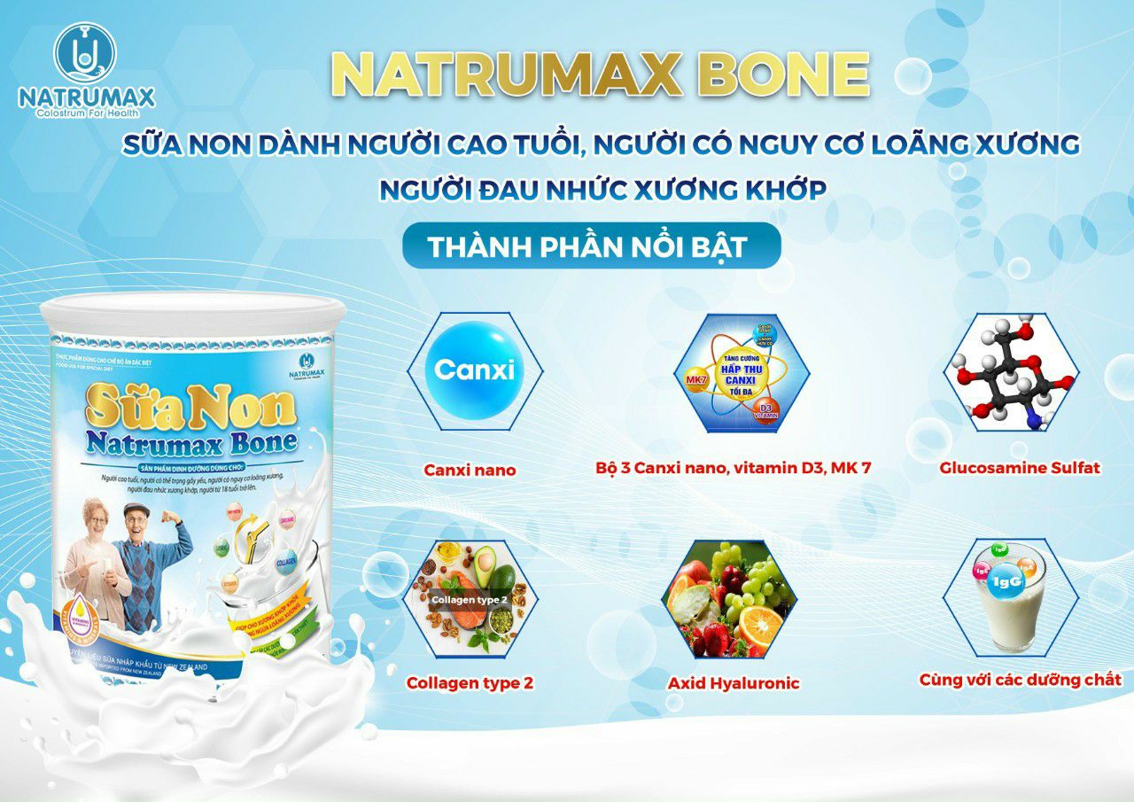 [HCM]Sữa non Natrumax Bone 800g