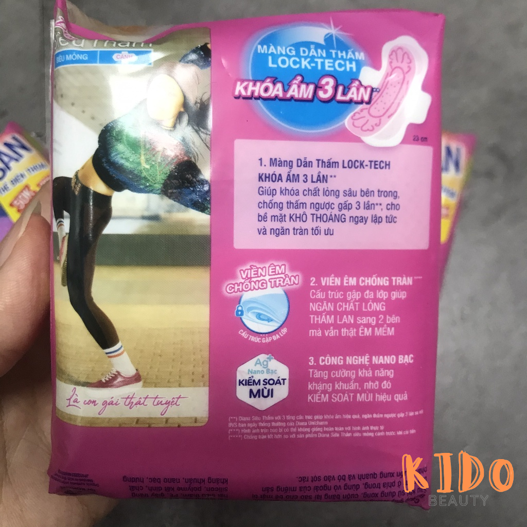 Diana Sensi Cool Fresh | 23cm super absorbent ( pack of 20 pieces/8 pieces)