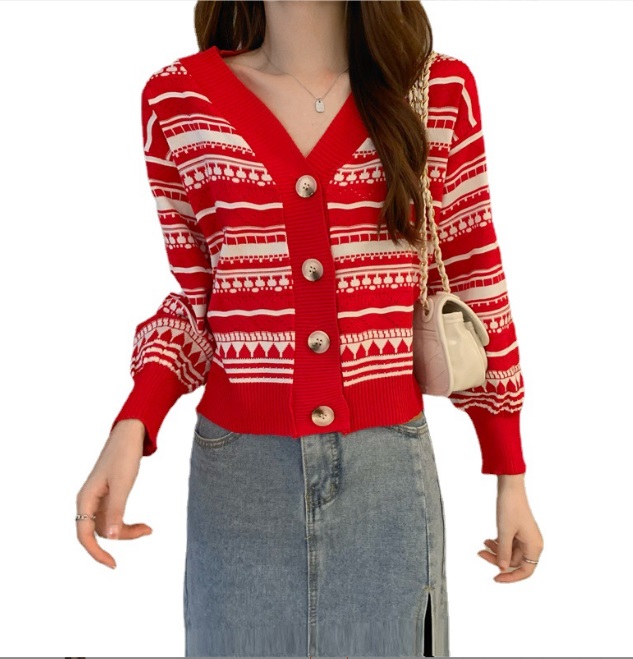 Áo khoác cardigan len thổ Cẩm phong cách vintage cực xinh