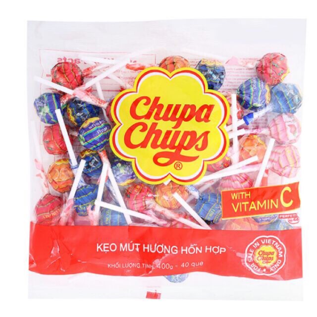 KẸO CHUPACHUPA GÓI mẫu mới 60 que