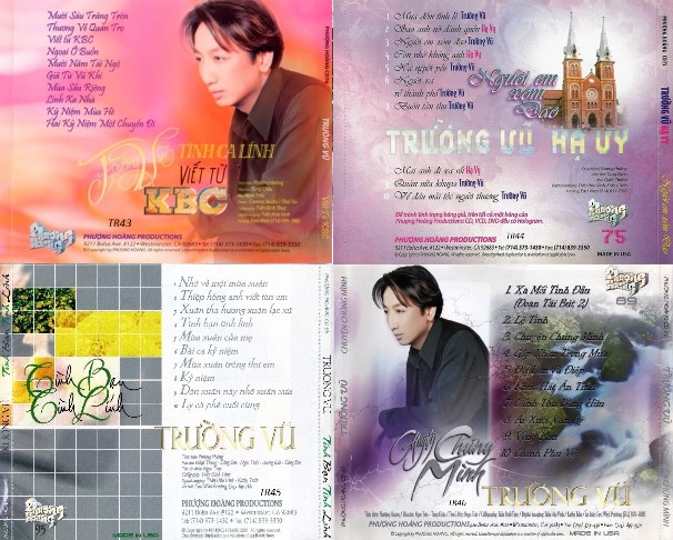 Bộ 4 Đĩa CD Trường Vũ /Combo số 11