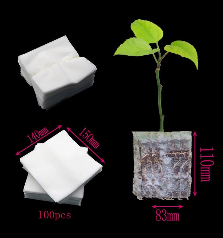 Túi ươm cây tự tiêu - combo 500 túi – Màu: trắng  – Khả năng: tự tiêu giúp cho chúng ta không phải tháo túi bầu khi trồng tránh làm vỡ bầu