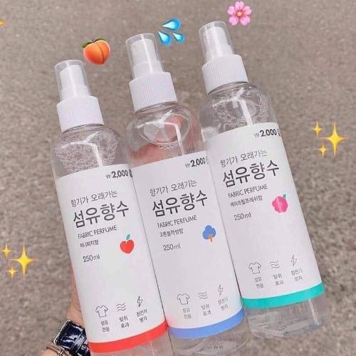 Giảm giá Xịt thơm quần áo Honey Peach Fabric Perfume Hàn Quốc ...