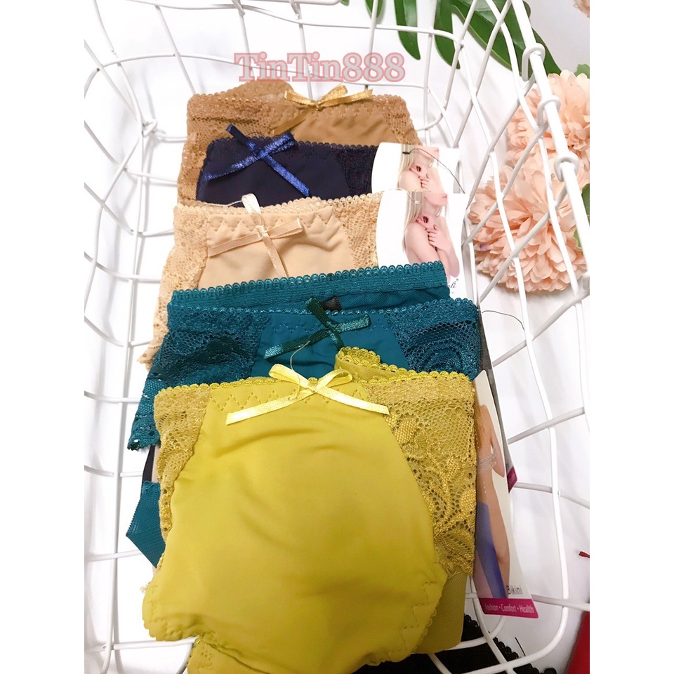 Quần Lót Spring Lưới Ren Sườn Vải Siêu Mát 5405