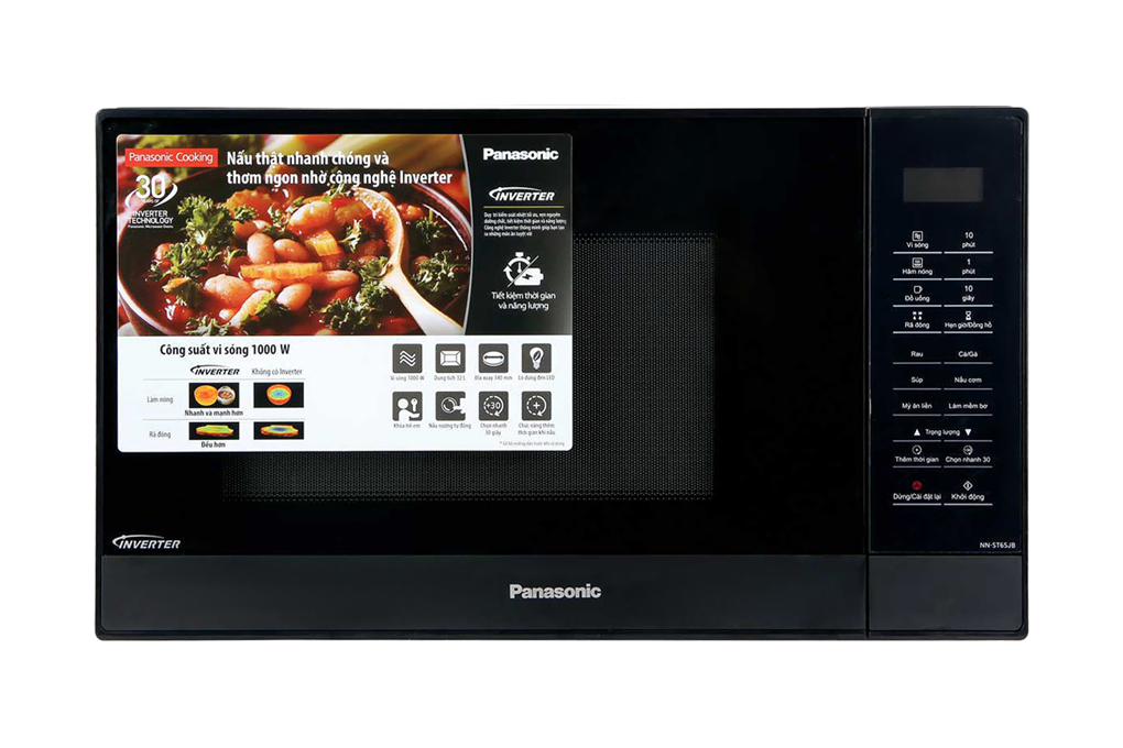 [Trả góp 0%]Lò vi sóng Panasonic NN-GT65JBYUE