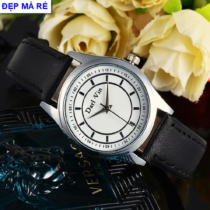( Tặng thêm 1 viên pin trị giá 20k ) Đồng hồ Nữ Đẹp Mà Rẻ style cá tính ( Viền trắng )