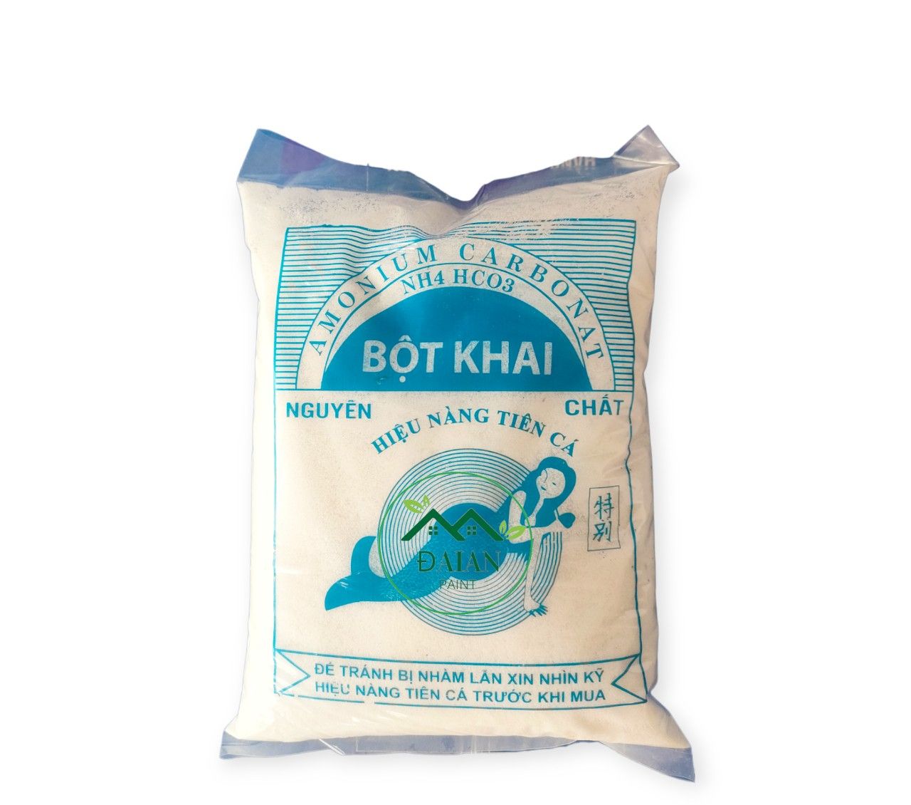 BỘT KHAI HIỆU NÀNG TIÊN CÁ ( AMONIUM CARBONAT) DÙNG ĐỂ TẨY GỖ