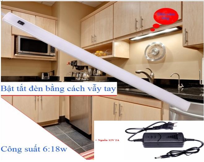 Đèn cảm ứng vẫy tay lắp tủ bếp dài 90cm bóng led 11w