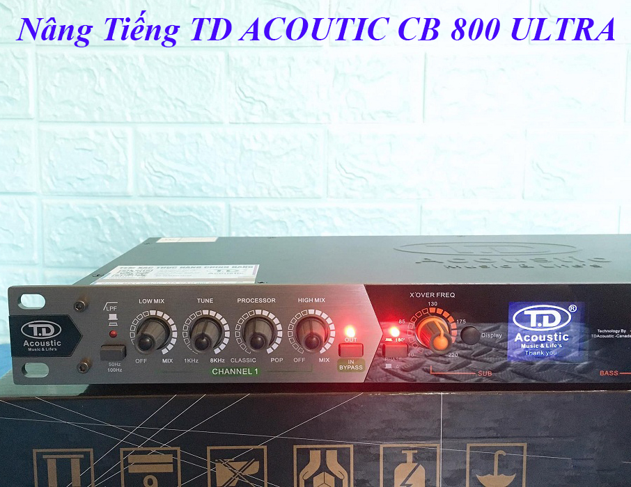 [HCM]Máy Nâng tiếng TD Acoustic CB-800 Ultra cao cấp ( sản phẩm nhập khẩu )