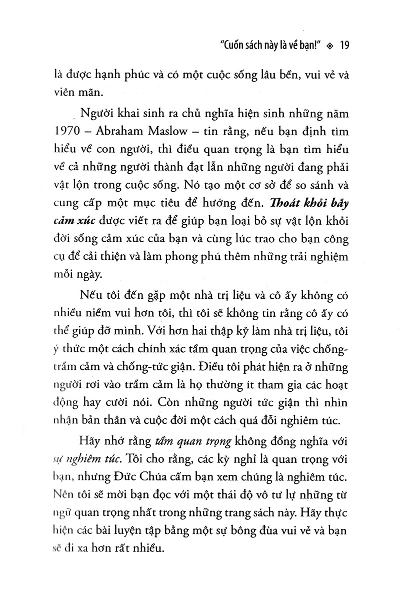 Fahasa - Thoát Khỏi Bẫy Cảm Xúc