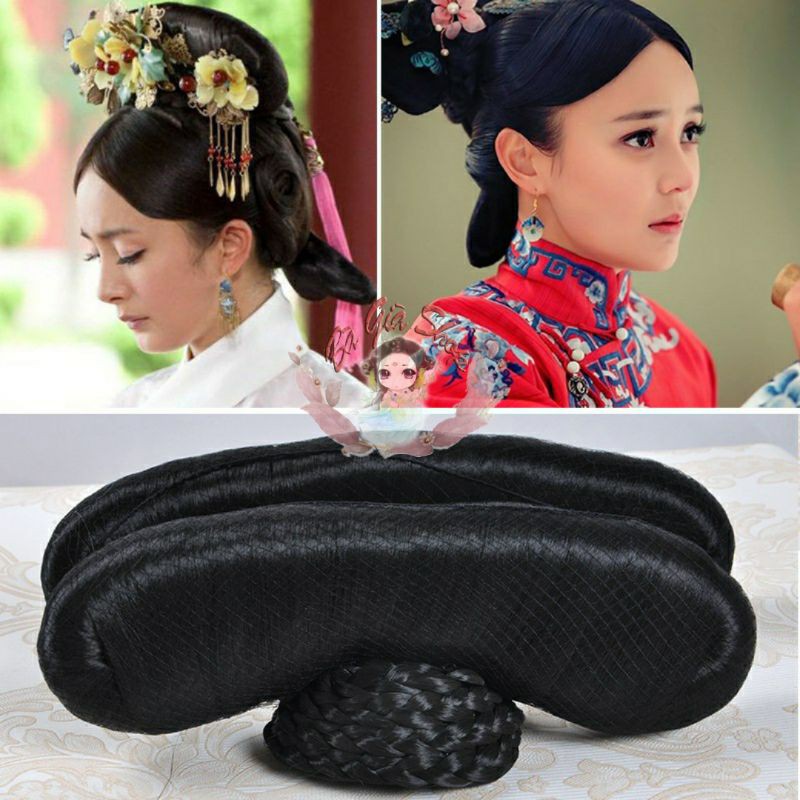 Búi tóc cổ trang búi thanh có đế