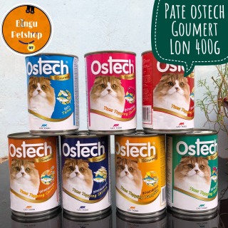Pate cao cấp cho mèo Ostech Gourmet 8 vị hấp dẫn - lon 400gr thumbnail