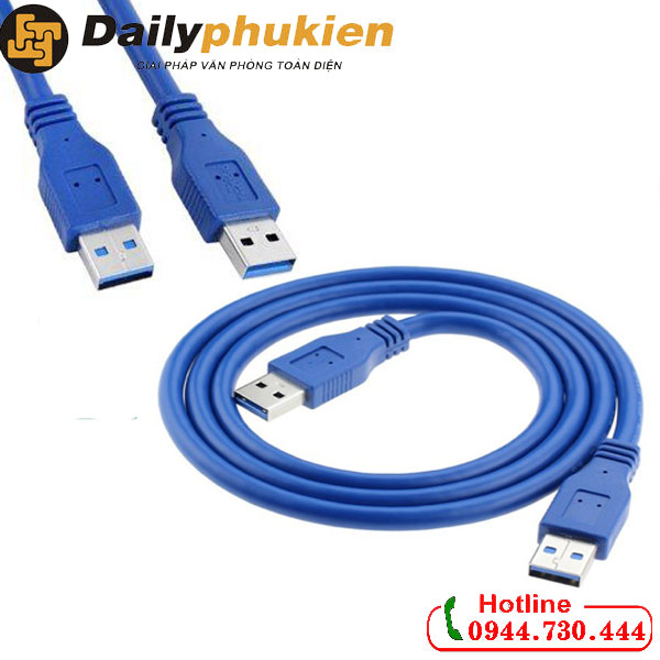 Dây cáp USB 3.0 2 đầu đực giá rẻ dài 1.5m