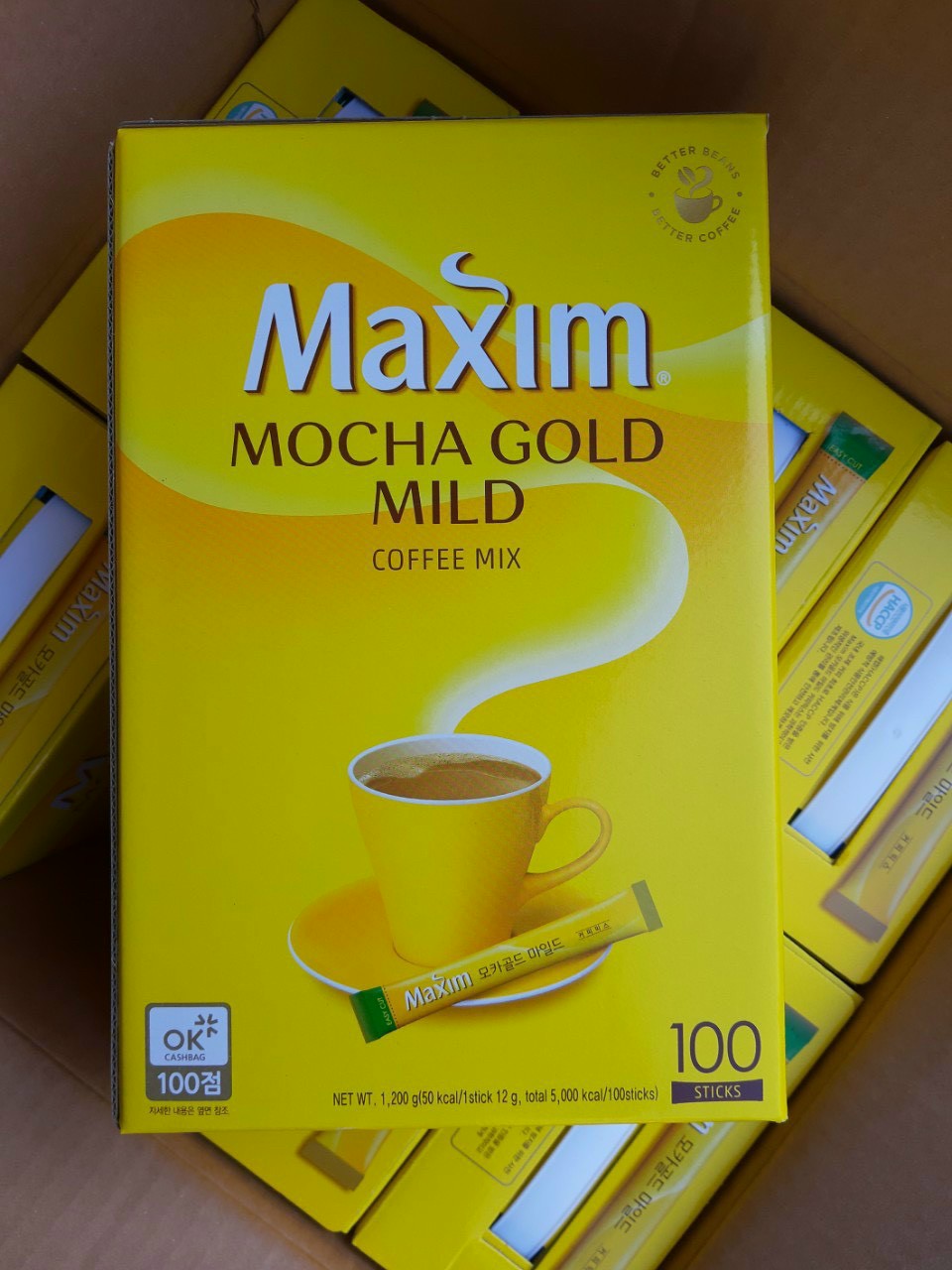 [Maxim] Cà phê Maxim Hàn Quốc Hộp 100 gói