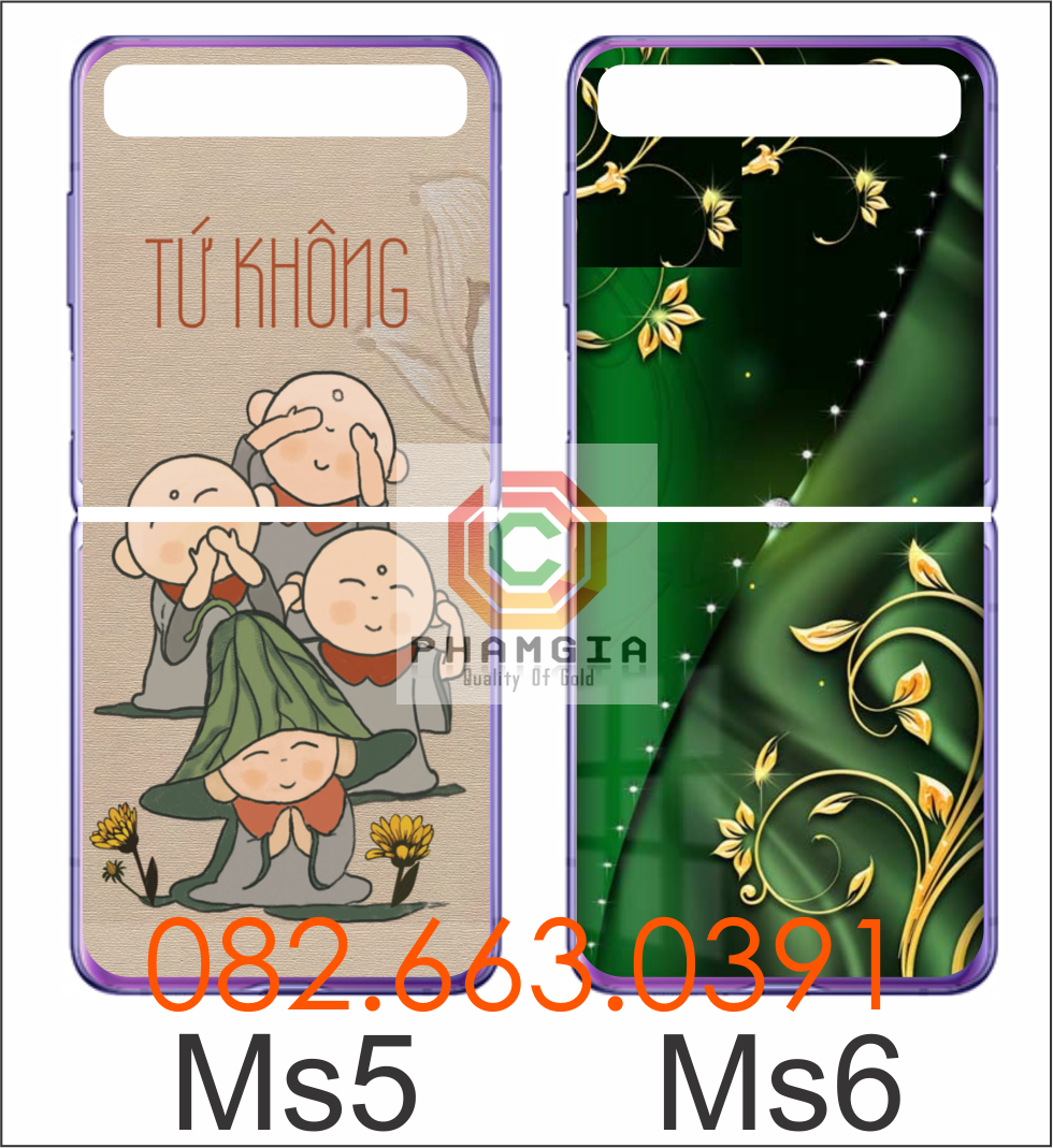 Ốp lưng Samsung Z Flip / Z Flip 5 in hình thư pháp nhiều mẫu đẹp