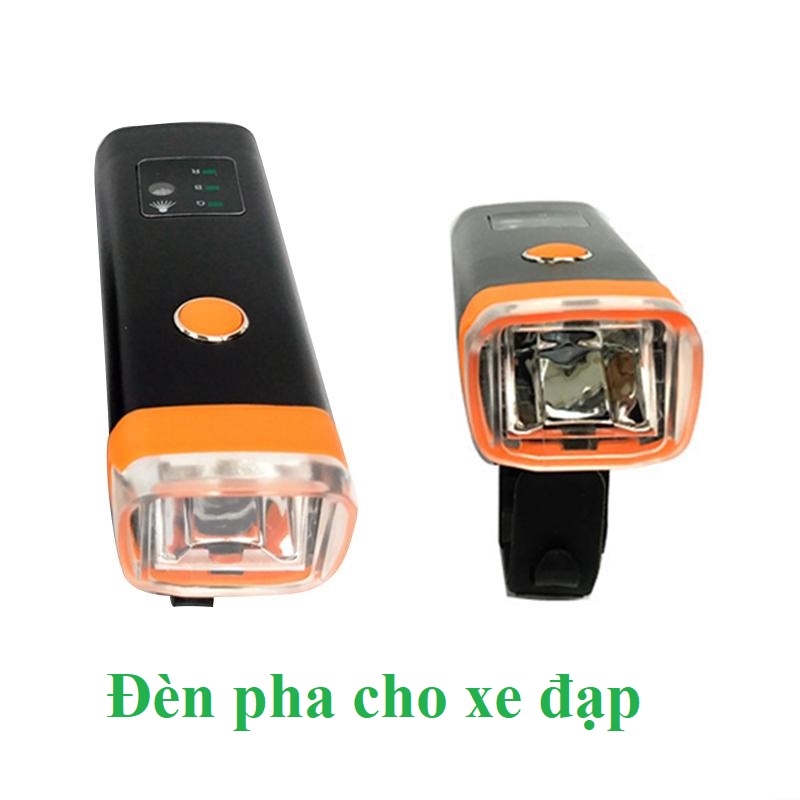 Đèn LED Phía Trước Chống Nước Cho Xe Đạp Đèn Pha Xe Đạp Sạc USB chất lượng cao