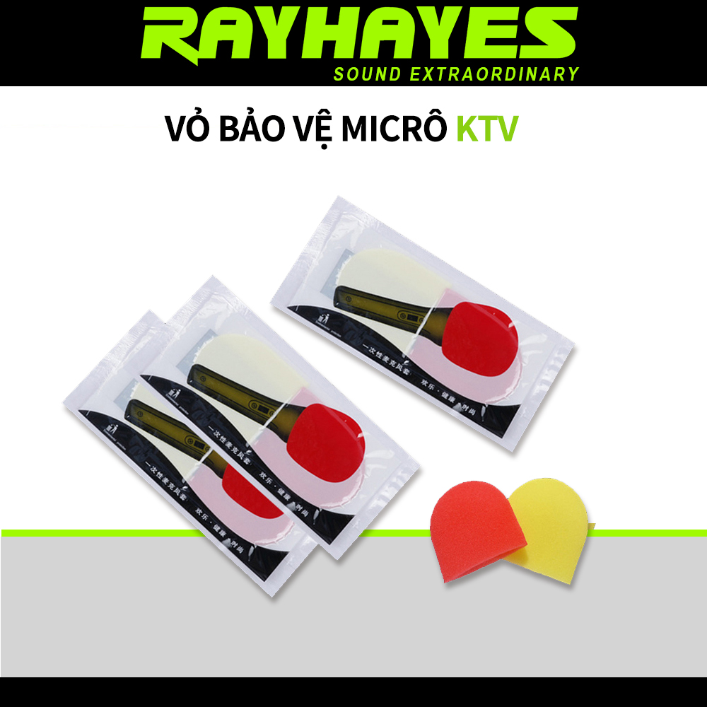 RAYHAYES Vỏ micrô Nắp micrô khử tiếng ồn