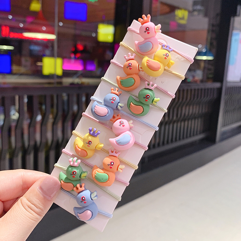 Dây buộc tóc cho bé set 10 sợi