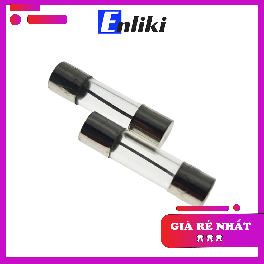 Bộ 2 Chiếc Cầu Chì 15A 250VAC kich thước 5x20mm