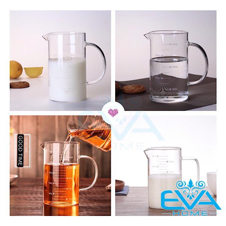 [HCM]Ly Thuỷ Tinh Chia Vạch Đo Lường 500 Ml