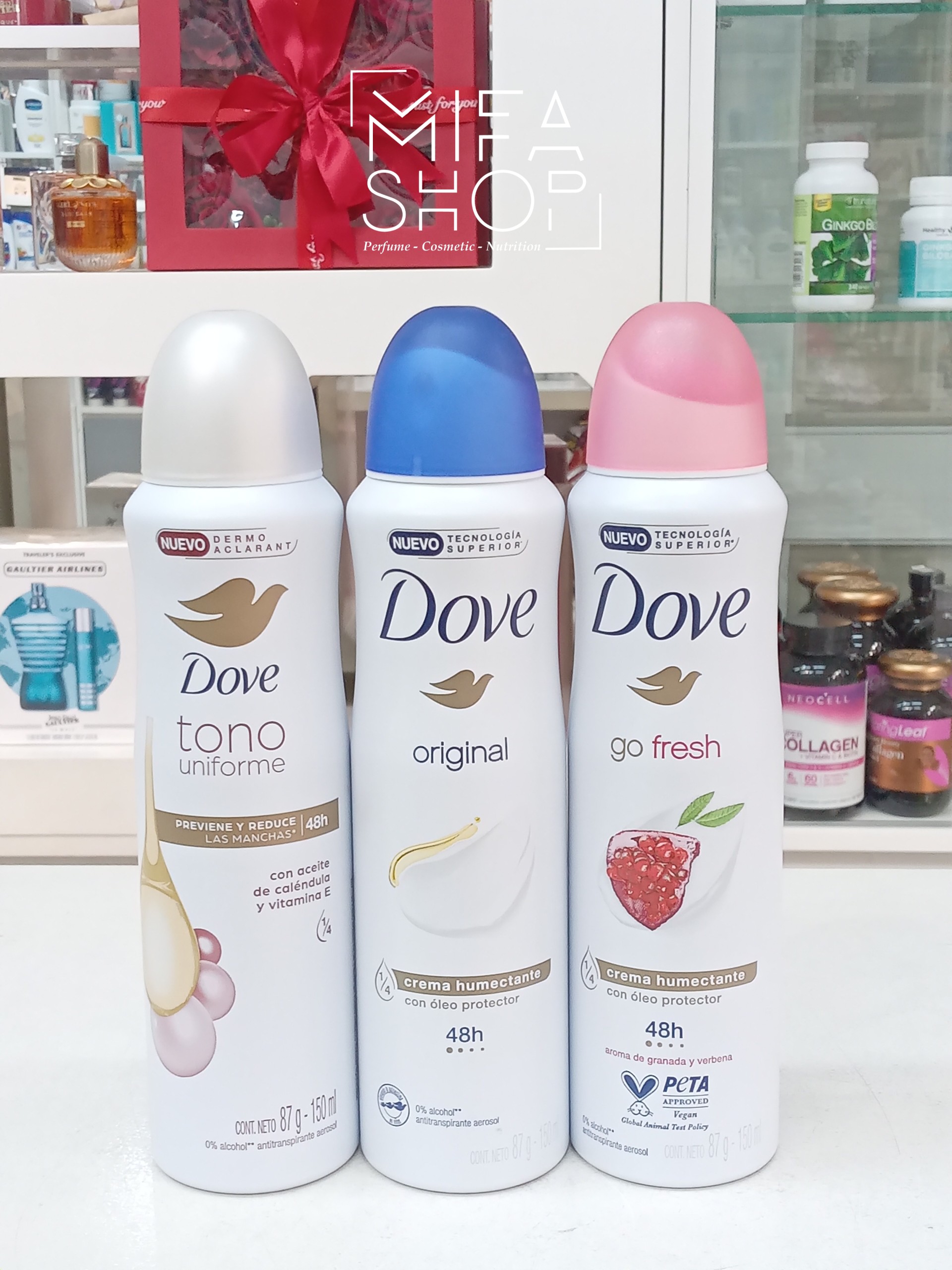 Xịt Khử Mùi Go Fresh Dove 150Ml