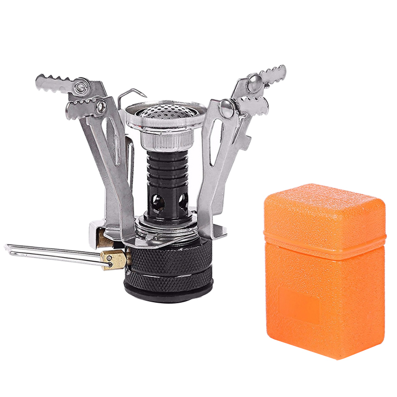 Phân phối Outdoor Mini Folding Gas Stove Portable Camping Stove Wild Camping Integrated Mini Stove Cooking Picnic Split Stove With Burner