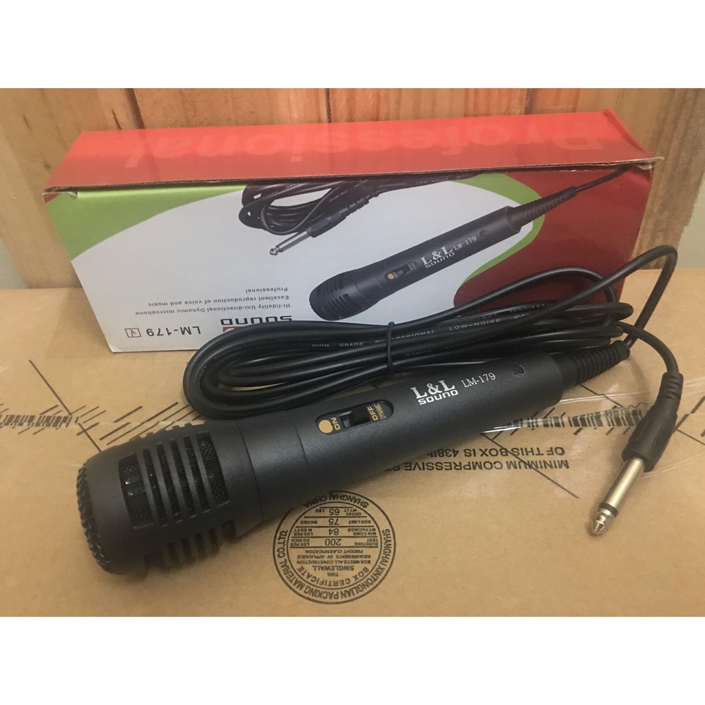 Micro có dây hát karaoke cho loa kéo loa bluetooth loại tốt