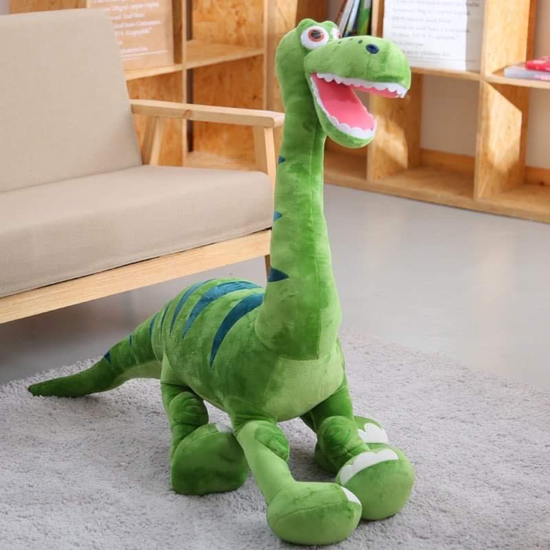 GẤU BÔNG KHỦNG LONG XANH ARLO CỔ DÀI ( 40cm-60cm )