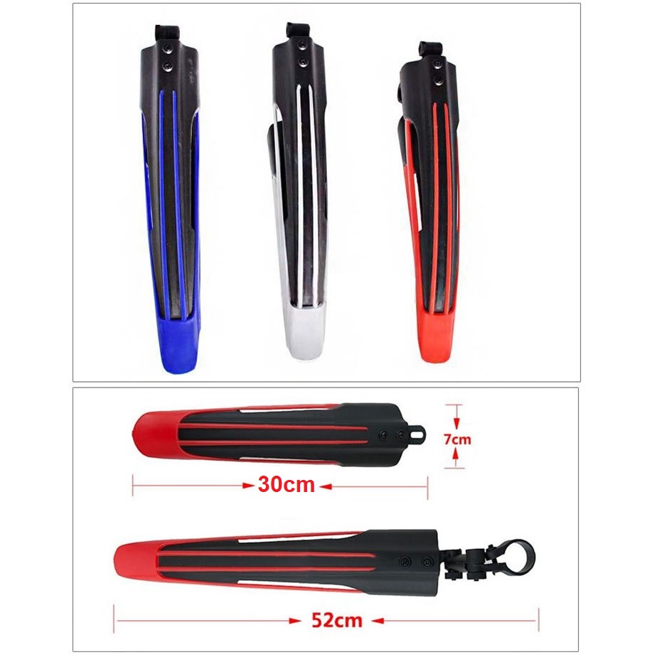 Chắn bùn xe đạp dè chắn bùn xe đạp Sọc Màu