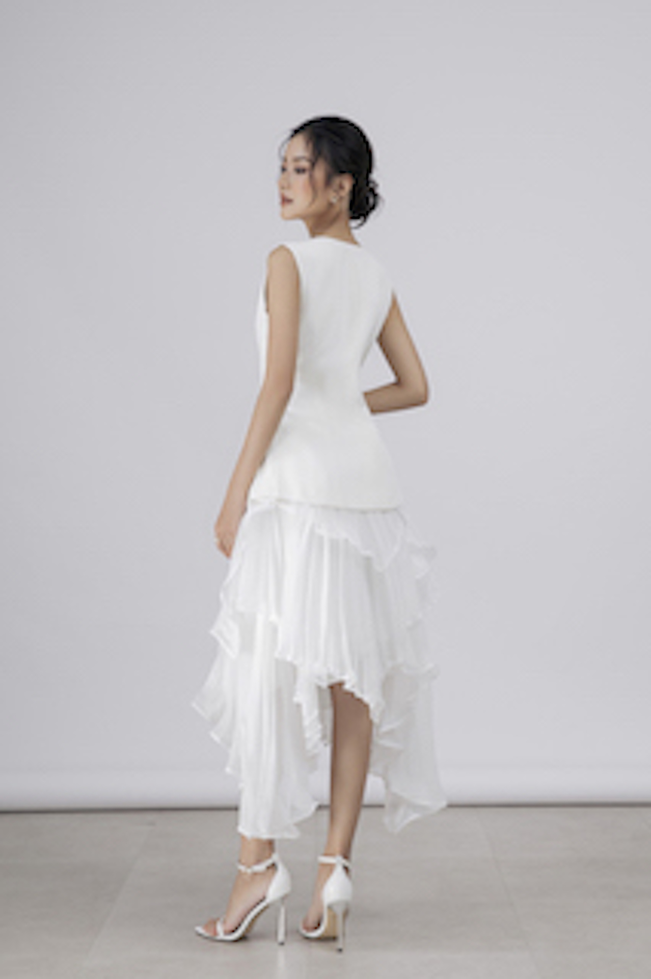 Des Fleurs chân váy dập li - Iris Pleated Skirt