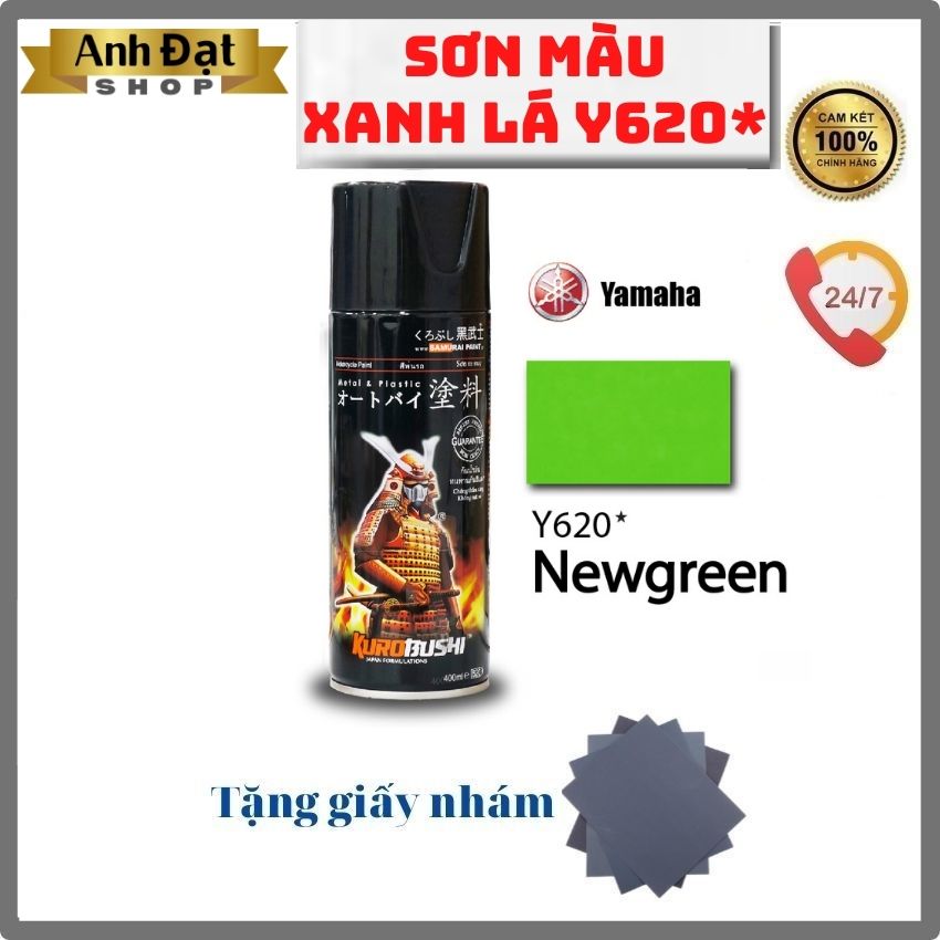 Màu xanh lá Y620* 400ml, có khả năng kháng xăng , chống rạn nứt, Anh Đạt shop
